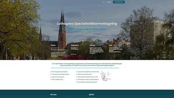 Luthagens specialistläkarmottagning Said Masiha, Uppsala