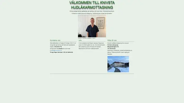 Knivsta Hudläkarmottagning Kristofer Thorslund