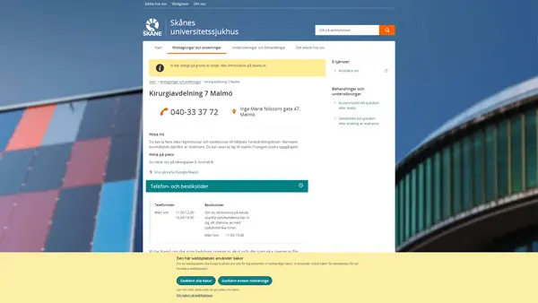 Kirurgiavdelning 2 Malmö