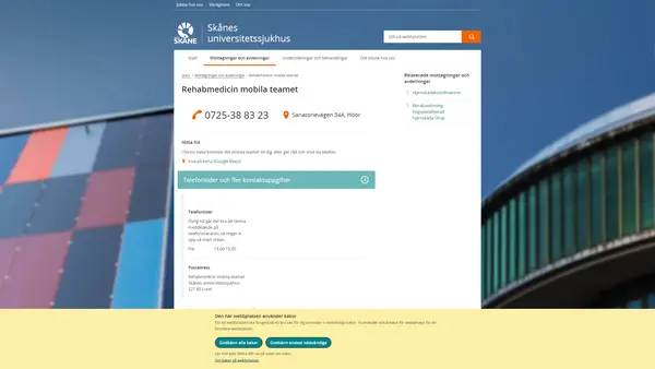 Mobilt team rehabiliteringsmedicin Orup Höör
