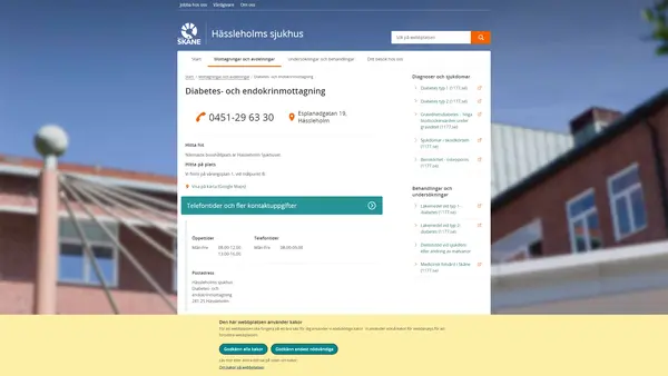 Endokrinologimottagning Hässleholm