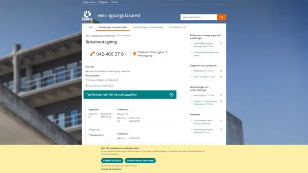 Bröstmottagning Helsingborg
