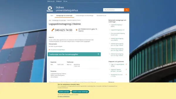 Logopedimottagning 2 Malmö