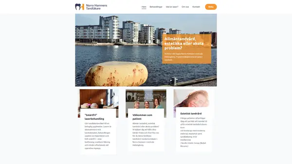 Norra Hamnens Tandläkare Charlotta Lindersson, Helsingborg