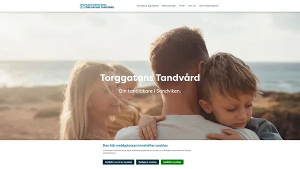 Torggatans Tandvård Arkiveras, Sandviken