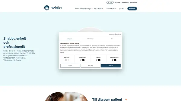 Evidia Sabbatsberg Röntgen