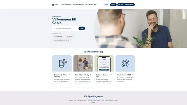 Terapeut, Capio Primärvård AB