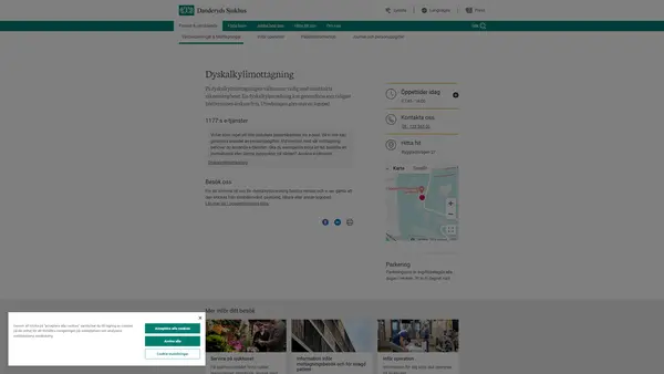 Dyskalkylimottagning, Danderyds sjukhus