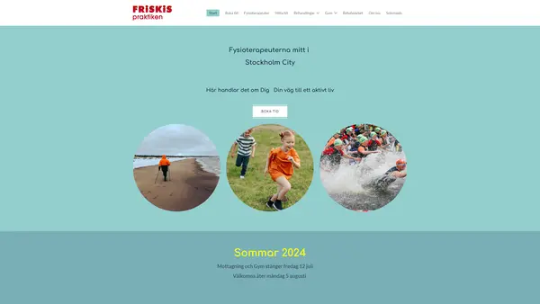 Friskispraktiken - Friskt Format Specialiserad fysioterapi, Norrmalm