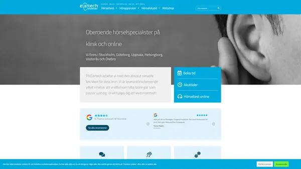 Eartech Bromma Hörselklinik
