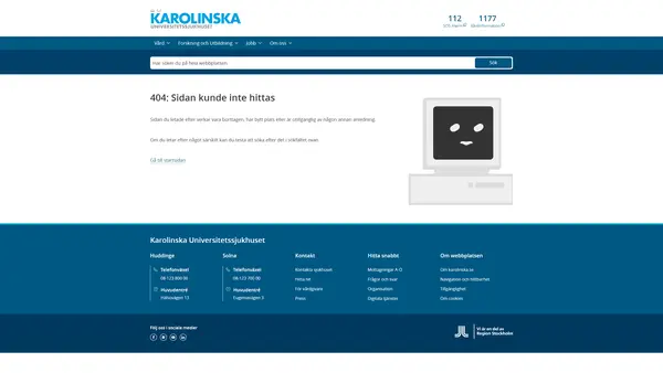 Närlaboratorium Täby sjukhus, Karolinska Universitetssjukhuset