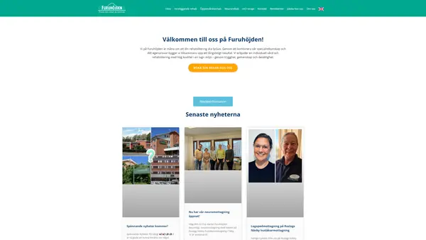 Furuhöjden Rehabcenter Specialiserad fysioterapi