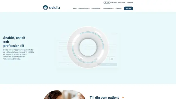 Evidia Sabbatsberg Mammografi