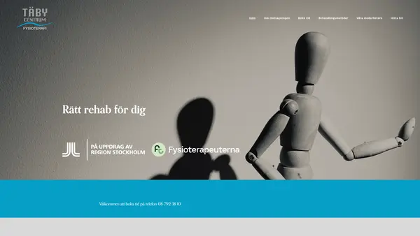 Täby Centrum Fysioterapi - Eva Strand, I gamla Täby Närsjukhus