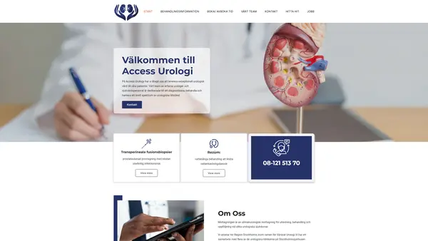 Access Urologi uroterapeutisk utredning och behandling
