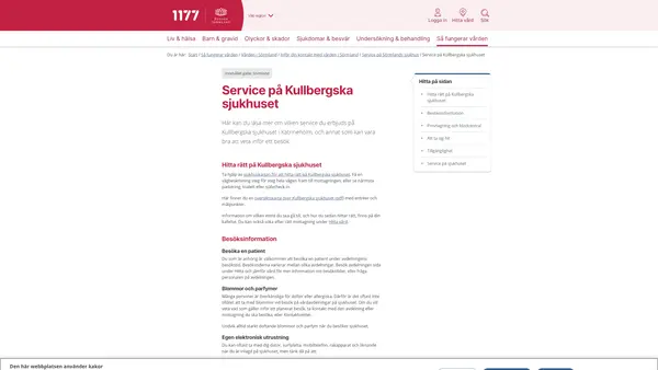 Kullbergska sjukhuset, Region Sörmland