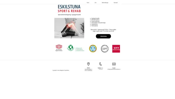 Jens Carlsson Eskilstuna Sport & Rehab, Eskilstuna