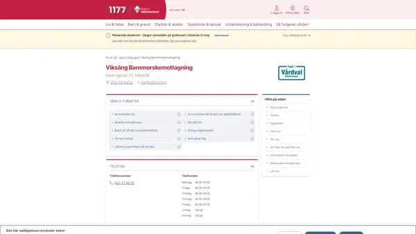Viksäng Barnmorskemottagning, Västerås