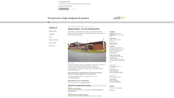Hjälpmedels- och förrådsenheten, Östersund