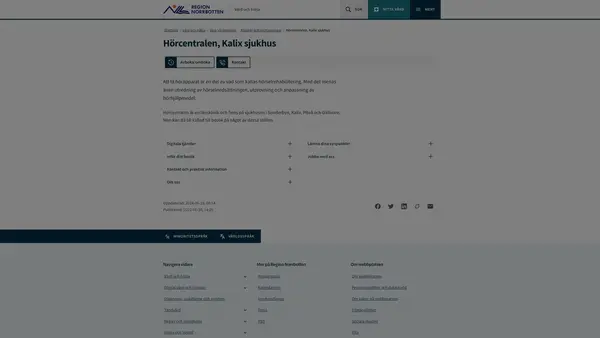 Hörselrehabiliteringen Kalix sjukhus