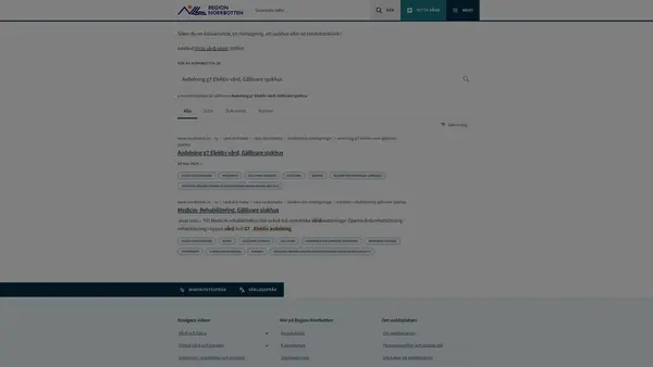 Avd G7 Kirurgi urologi ortopedi Gällivare sjukhus