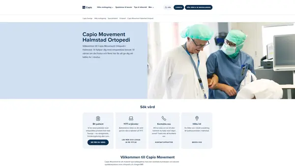 Capio Movement Reumatologimottagning Halmstad