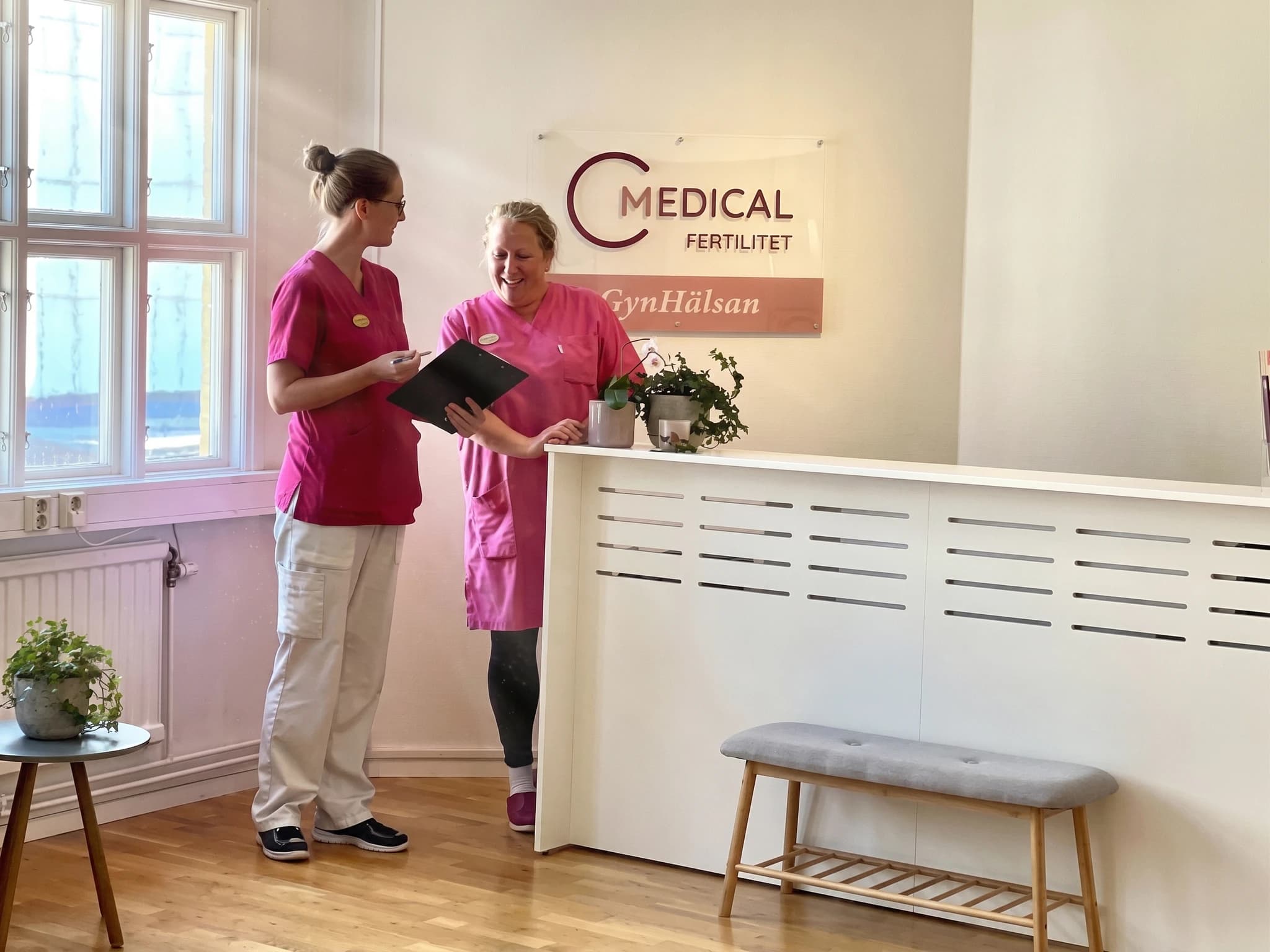 Receptionen hos CMedical Fertilitet Uppsala