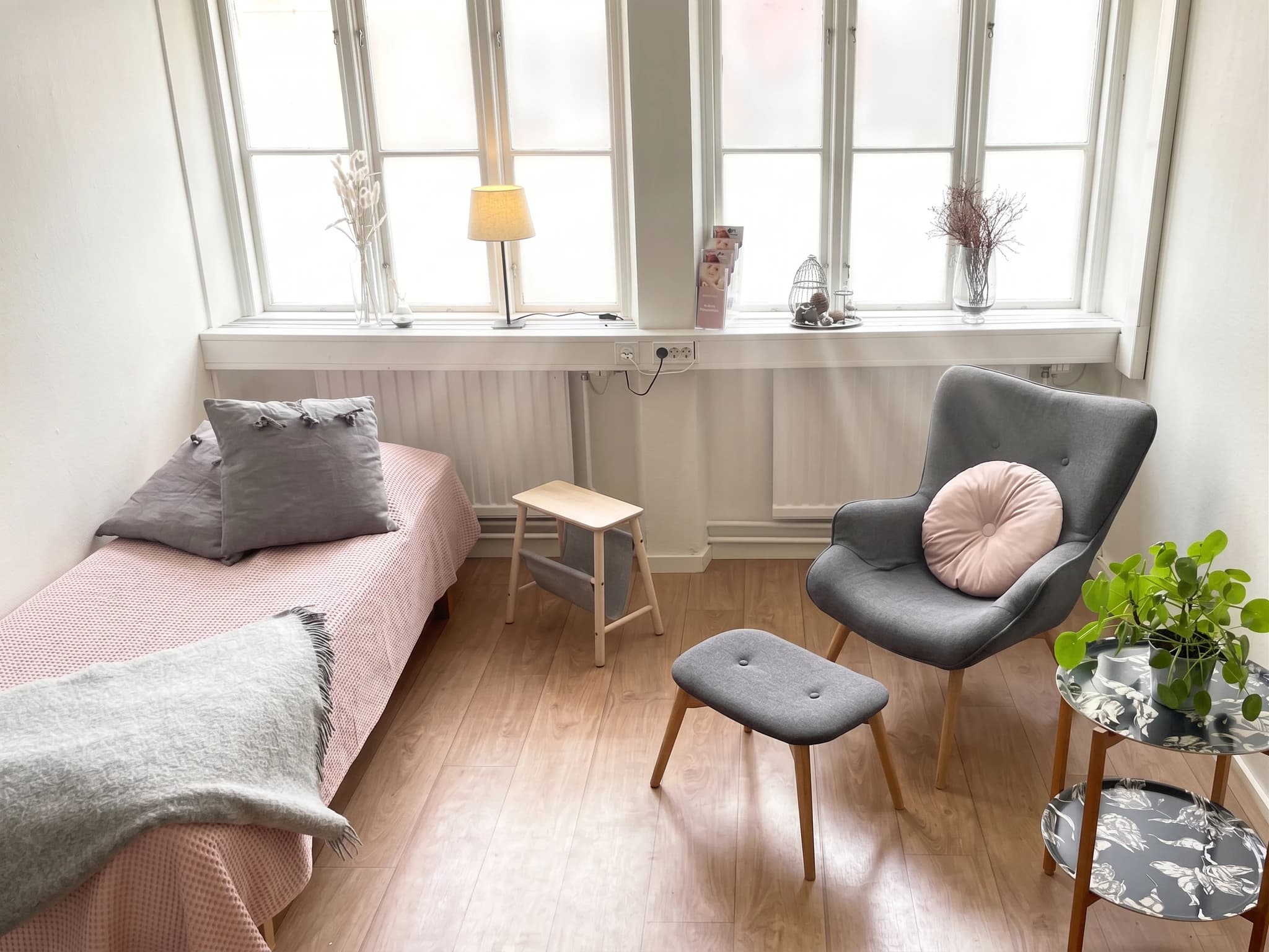 Väntrummet hos CMedical Fertilitet Uppsala