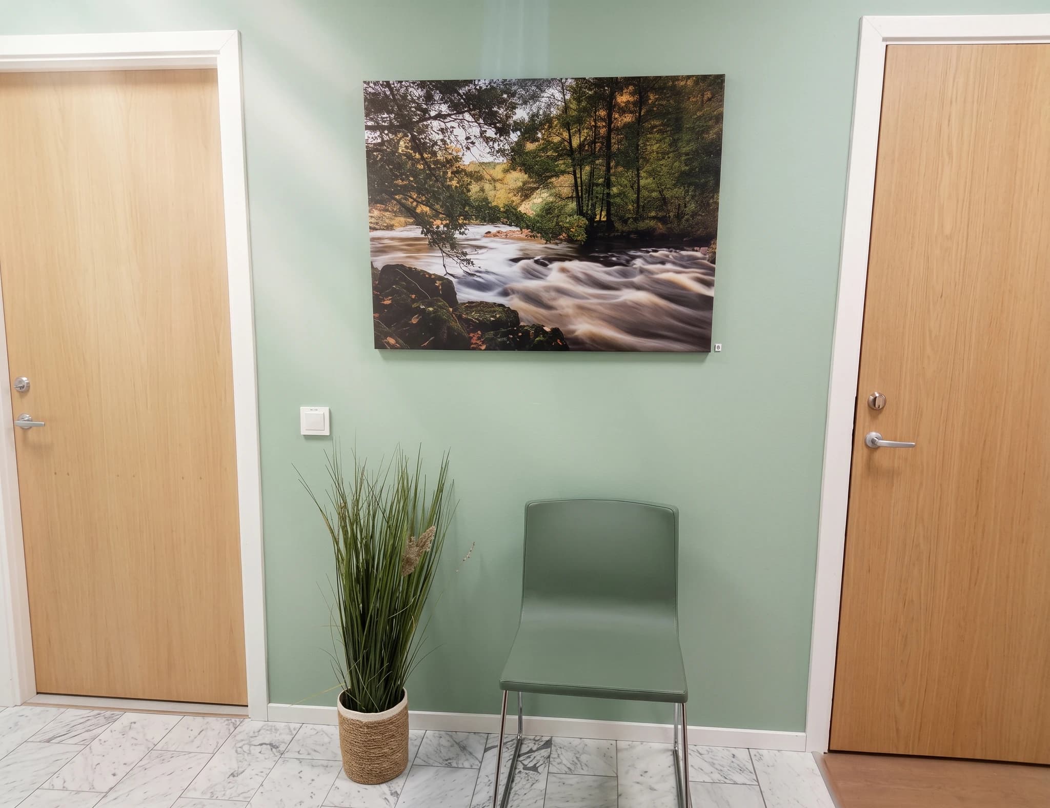 Väntrummet hos Göteborgs IVF Klinik