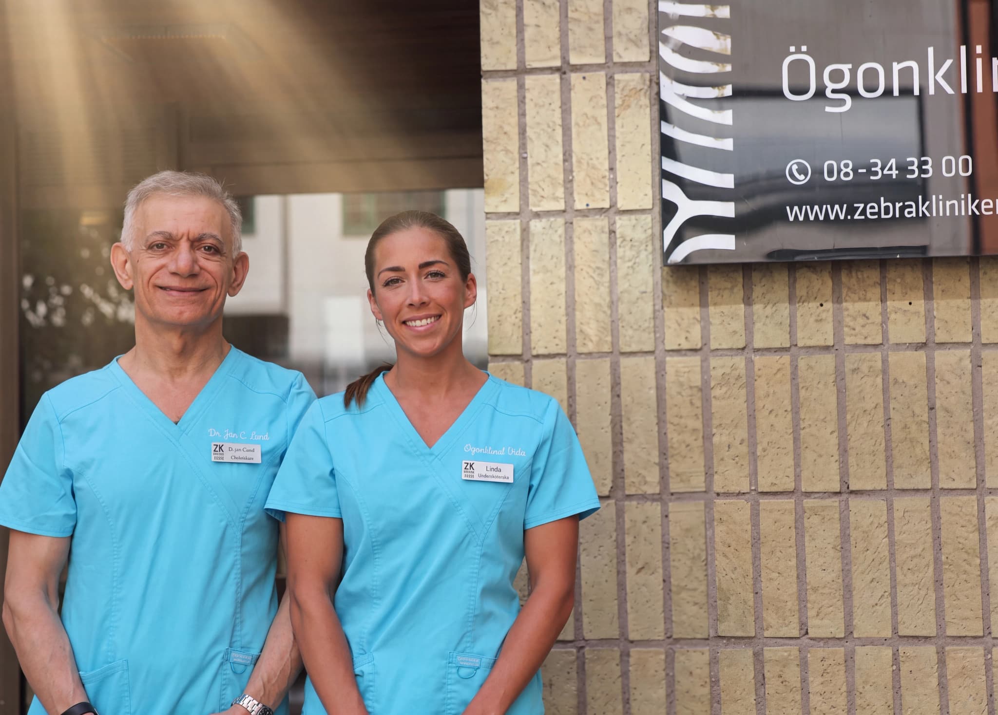 Teamet hos Odenplans Ögonklinik