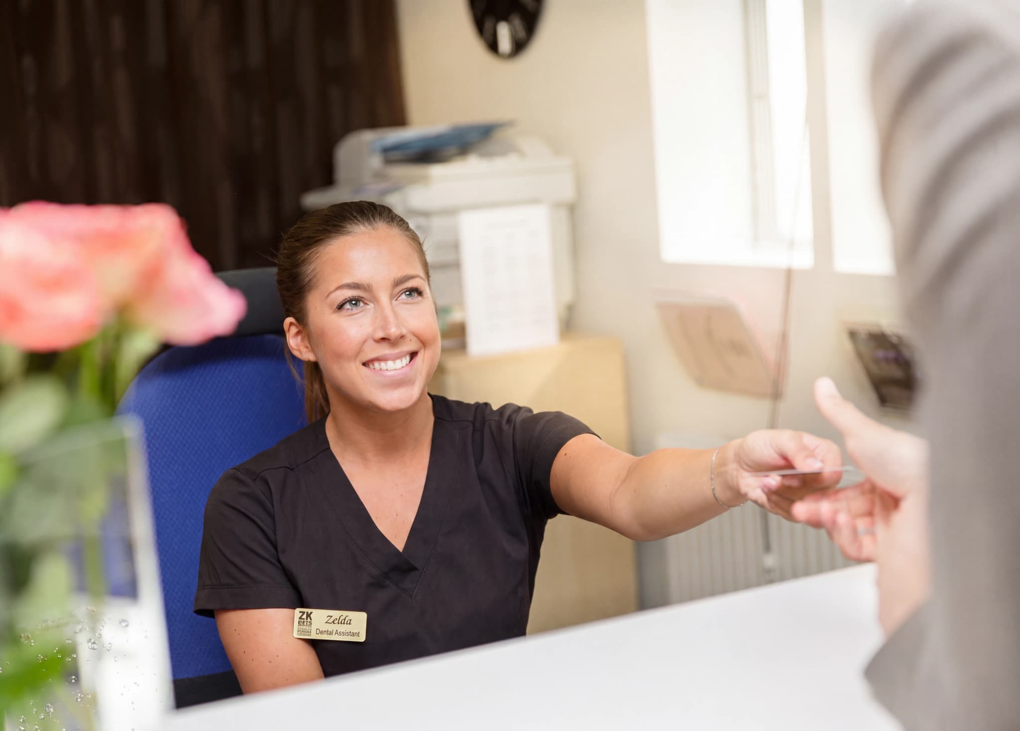 Receptionen hos Odenplans Ögonklinik