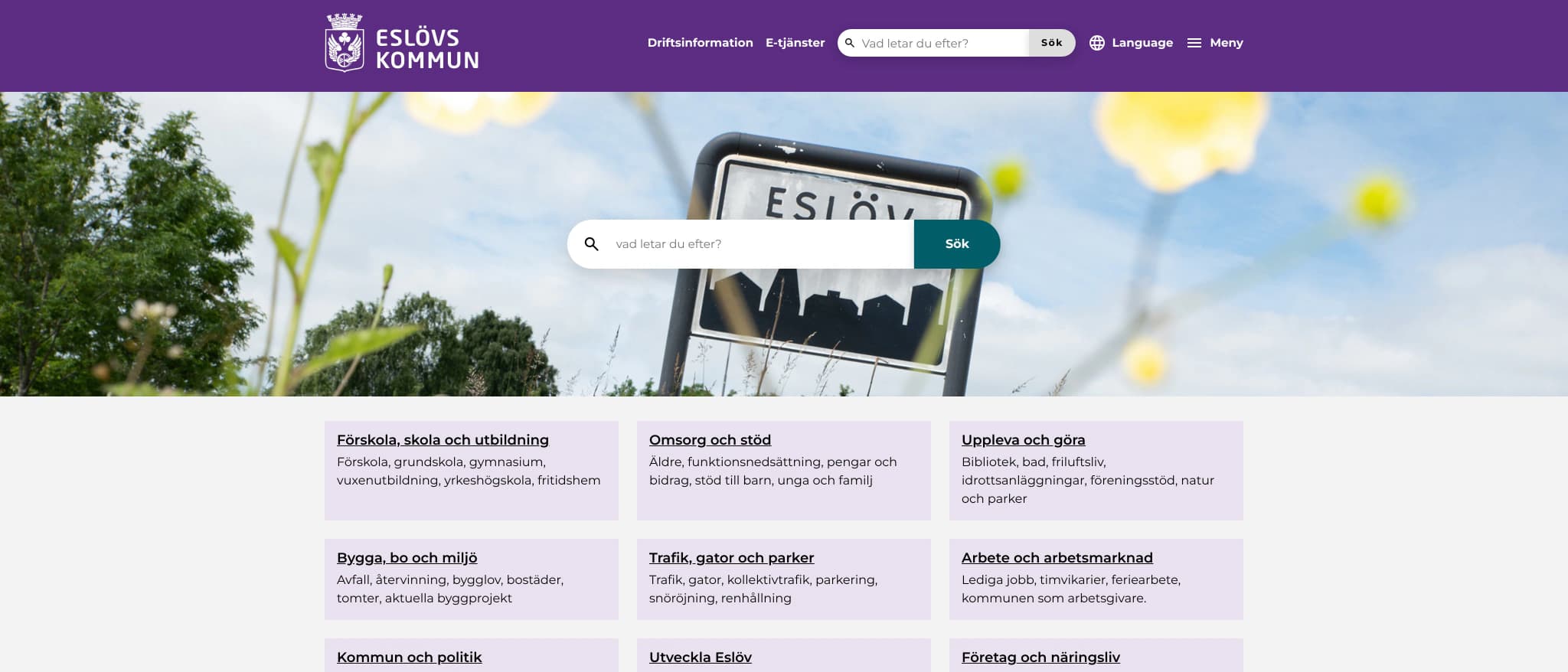 Ordinärt boende, Eslöv