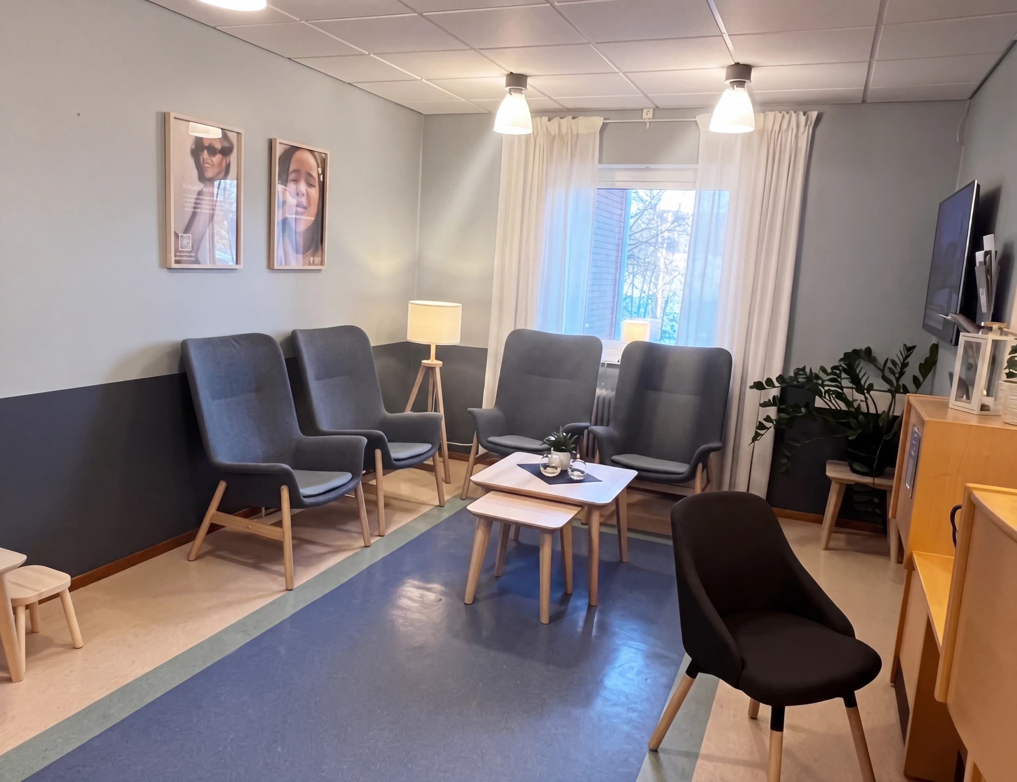 Väntrummet hos Smile Höga kusten
