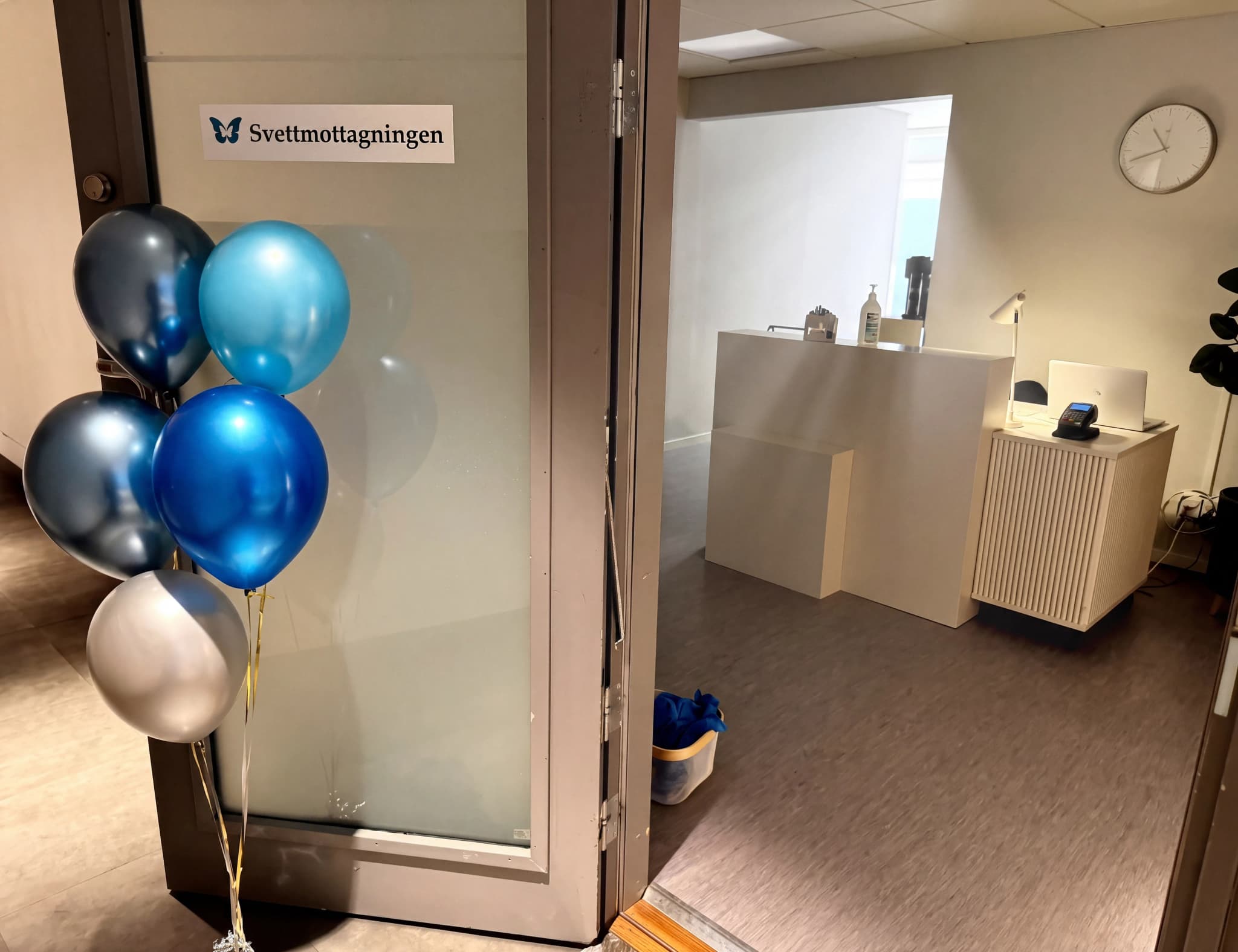Receptionen hos Svettmottagningen Malmö
