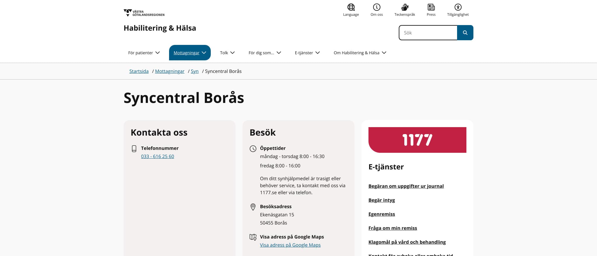 Syncentral Borås, Borås