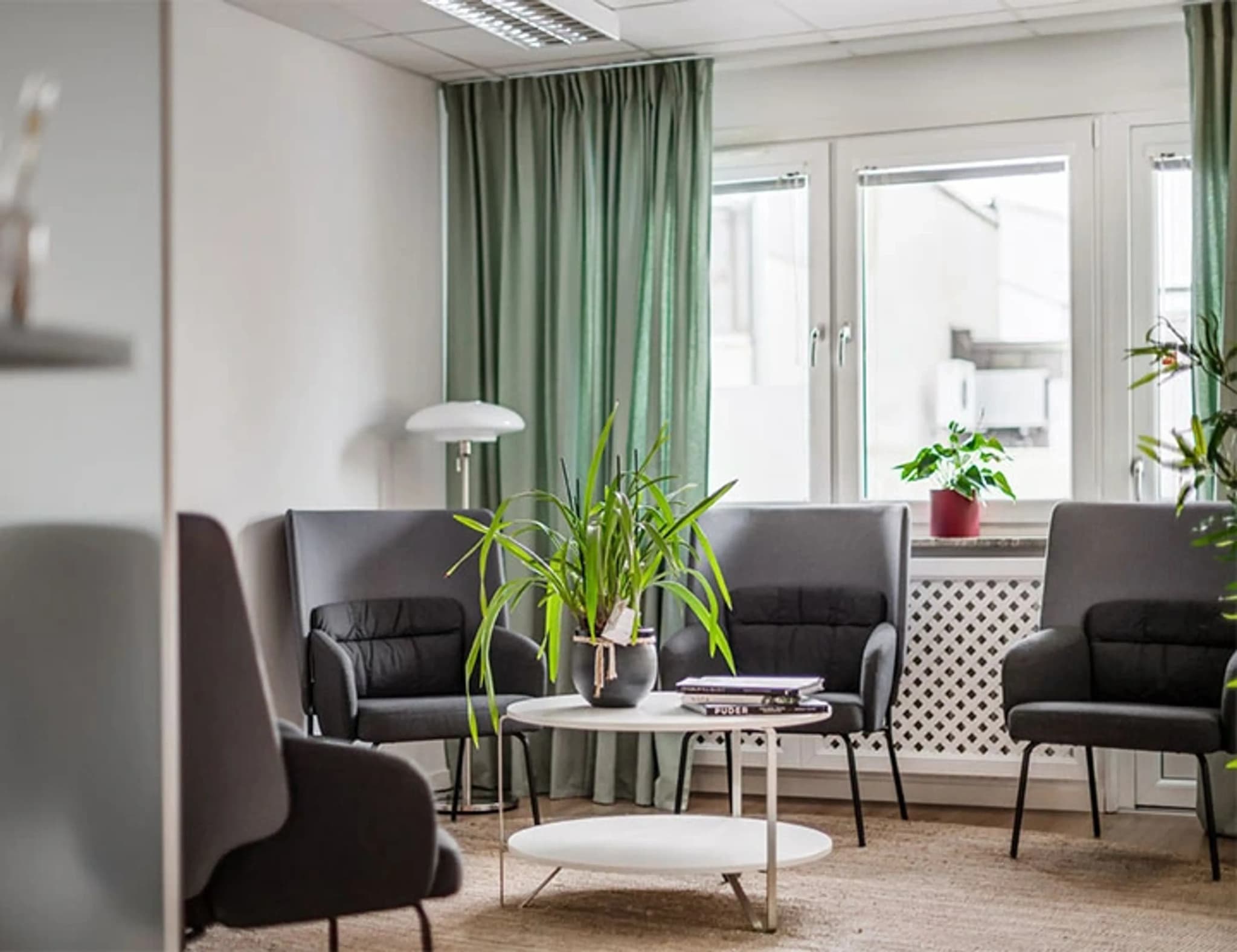 Väntrummet hos Tandcentrum Kristinehamn