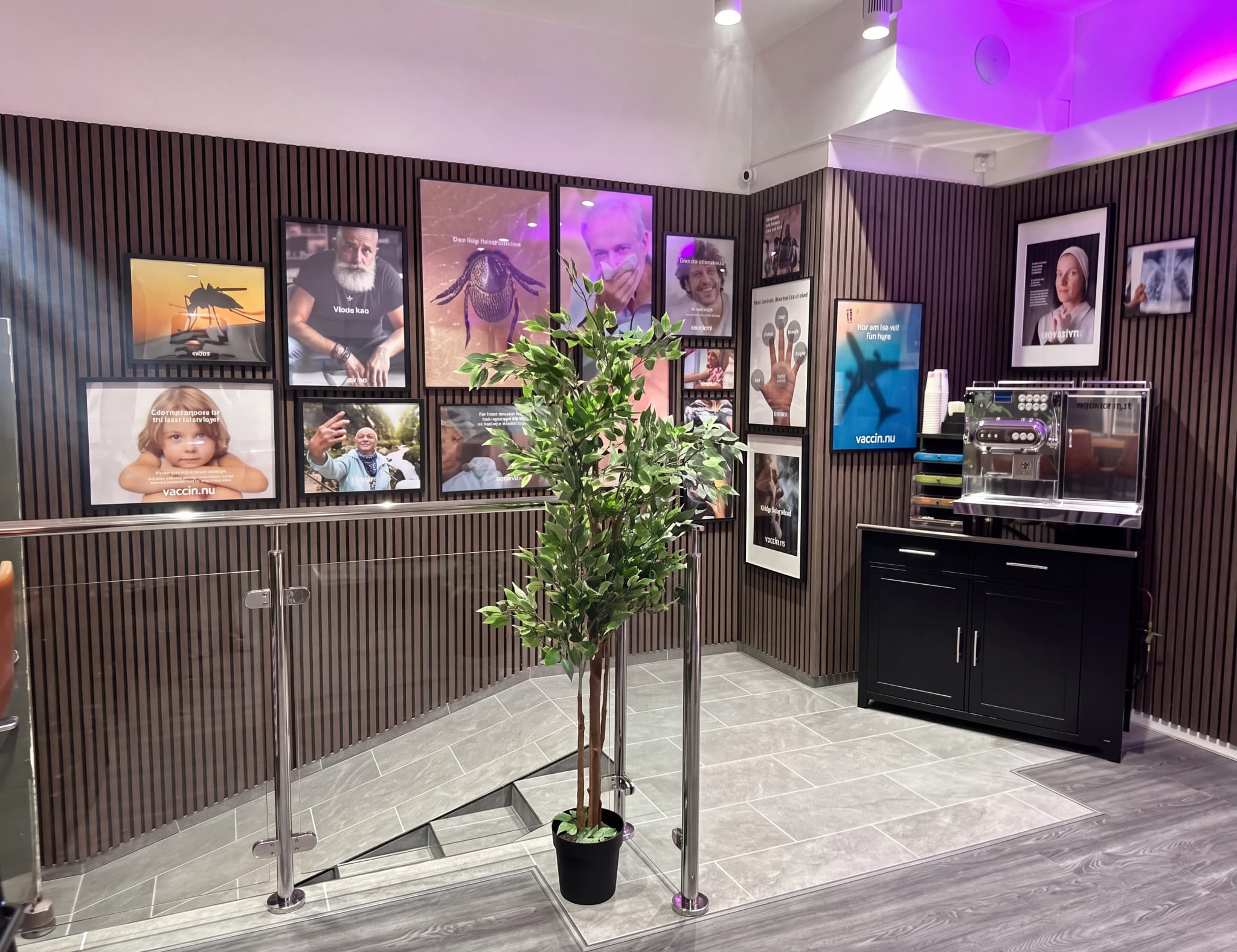 Receptionen hos Vaccin.nu Södermalm