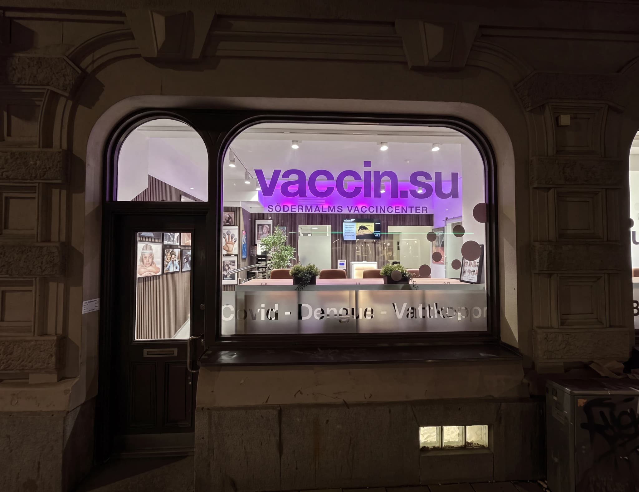 Entrén hos Vaccin.nu Södermalm