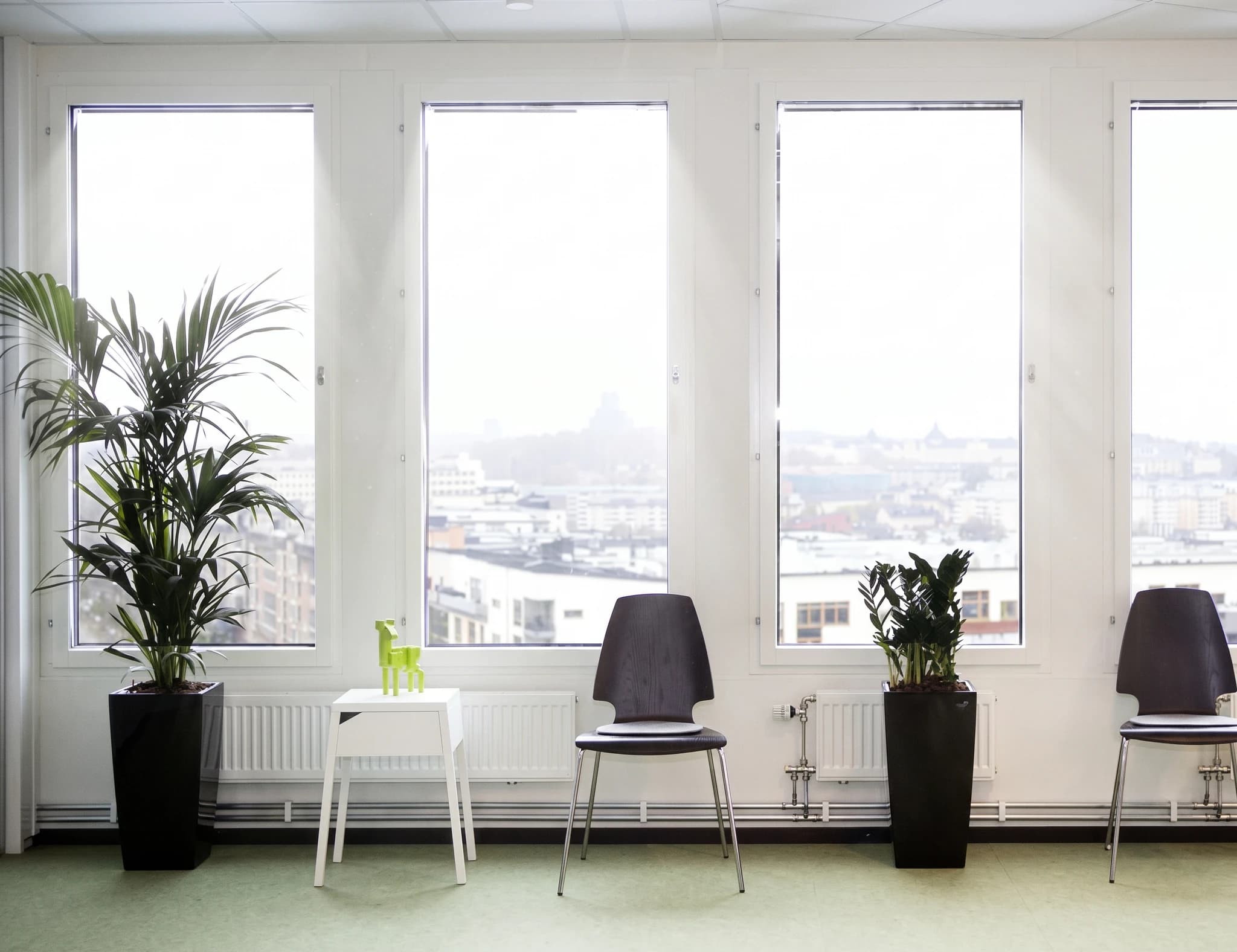 Väntrummet hos Access Rehab Sjöstaden Stockholm