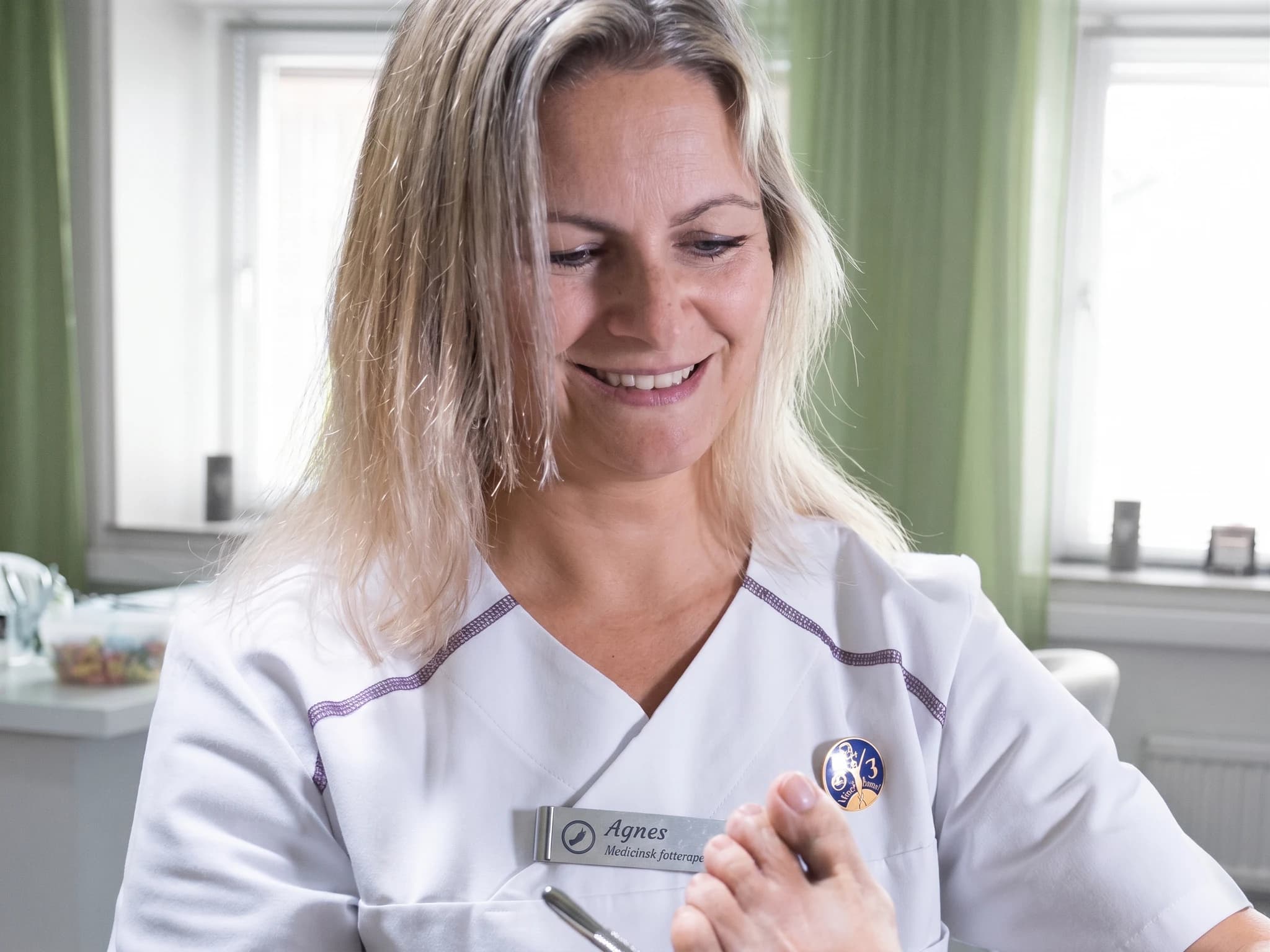 Teamet hos Agnes Fotvårdsklinik