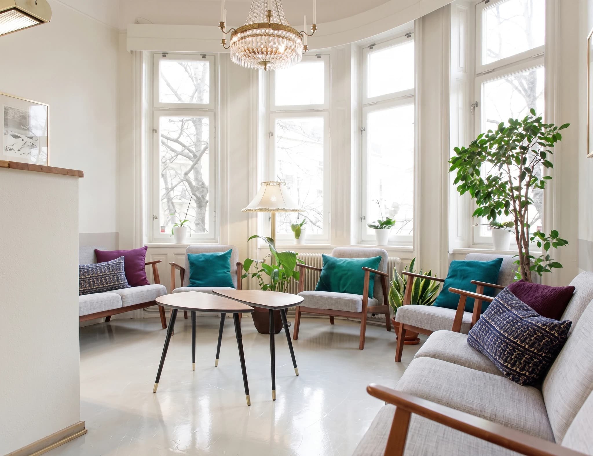 Väntrummet hos Amini Dental, Norrmalm