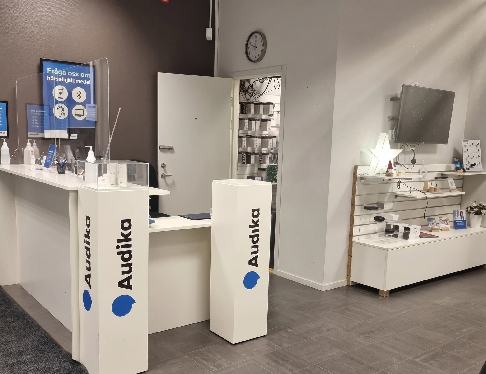 Receptionen hos Audika Rotebro, Sollentuna