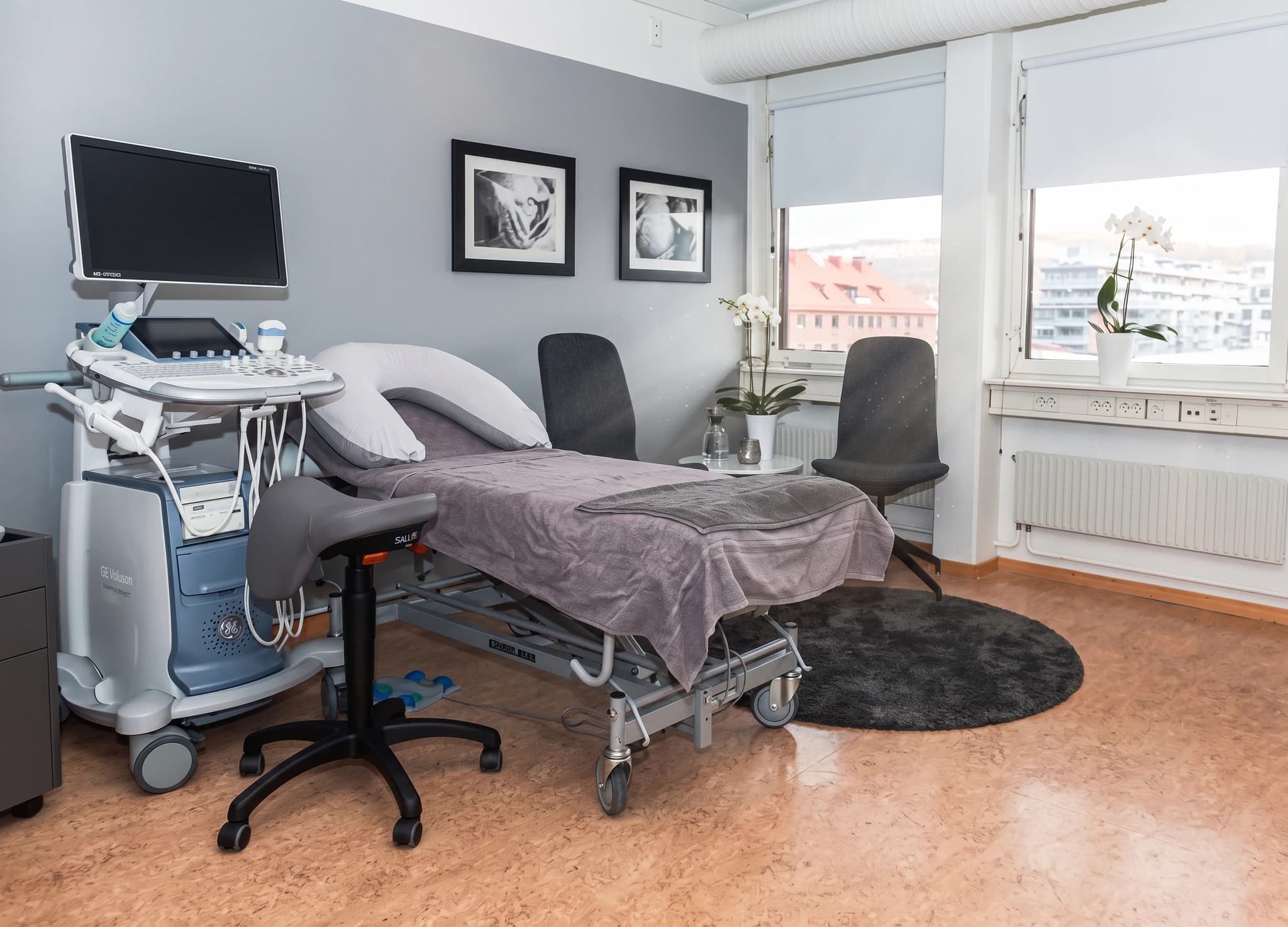 Behandlingsrummet hos Barnmorskehuset