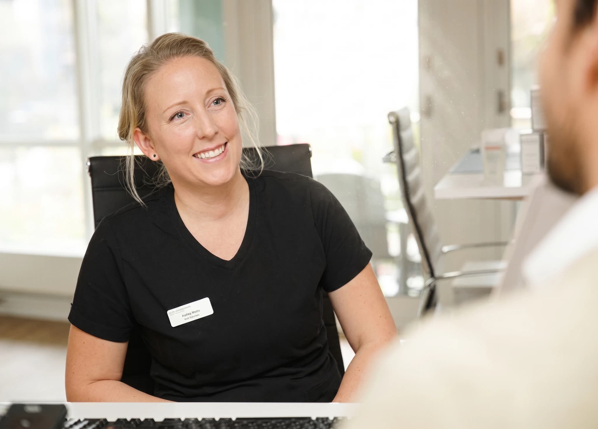 Receptionen hos Borås Hudläkarmottagning