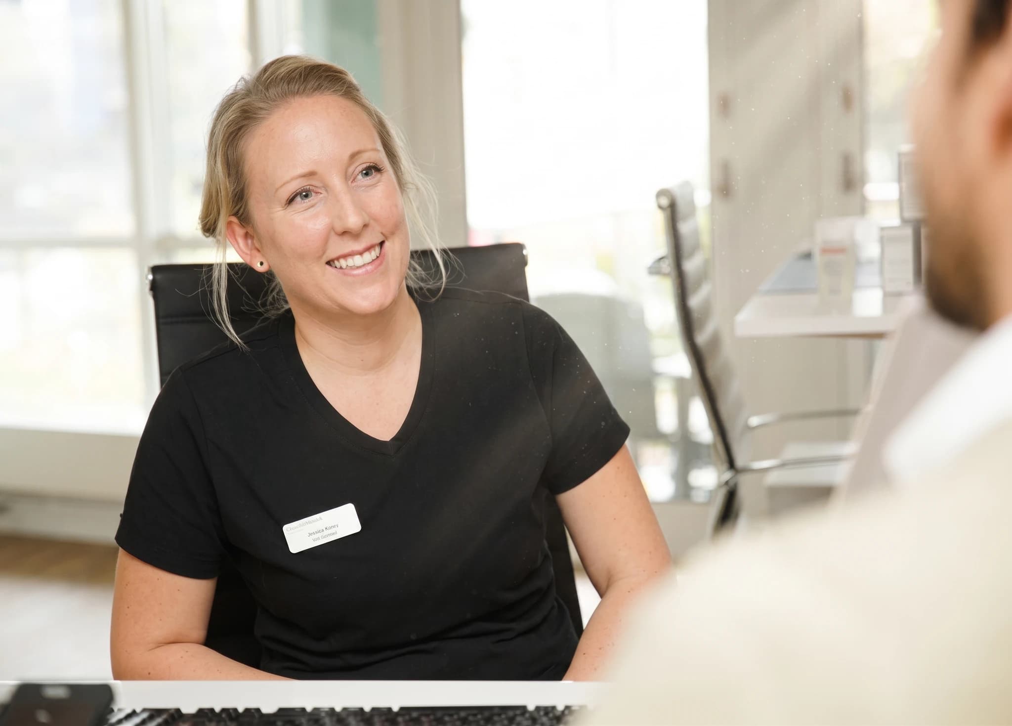 Receptionen hos Diagnostiskt Centrum Hud Malmö City