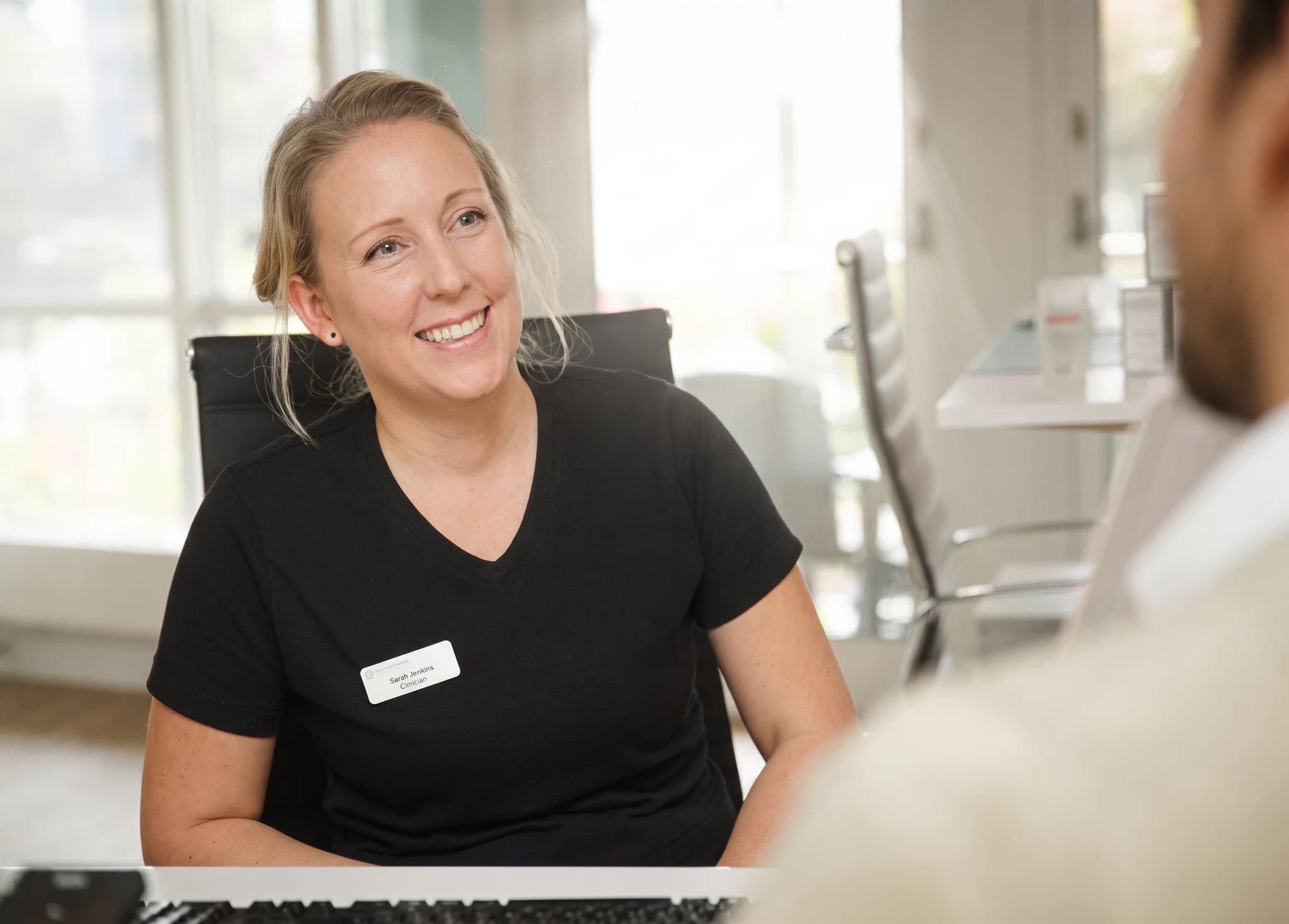 Receptionen hos Diagnostiskt Centrum Hud Malmö Hyllie