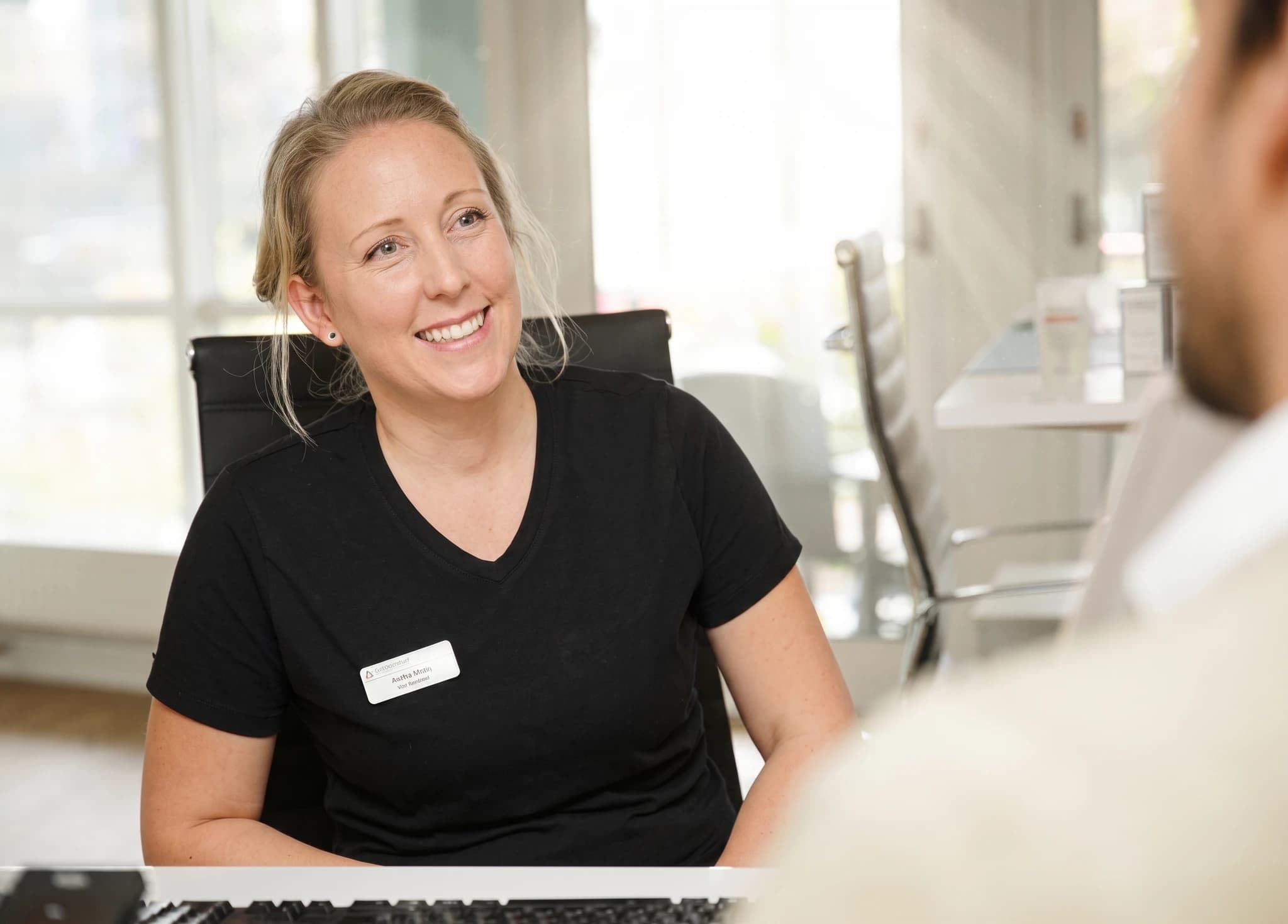 Receptionen hos Diagnostiskt Centrum Hud Stockholm