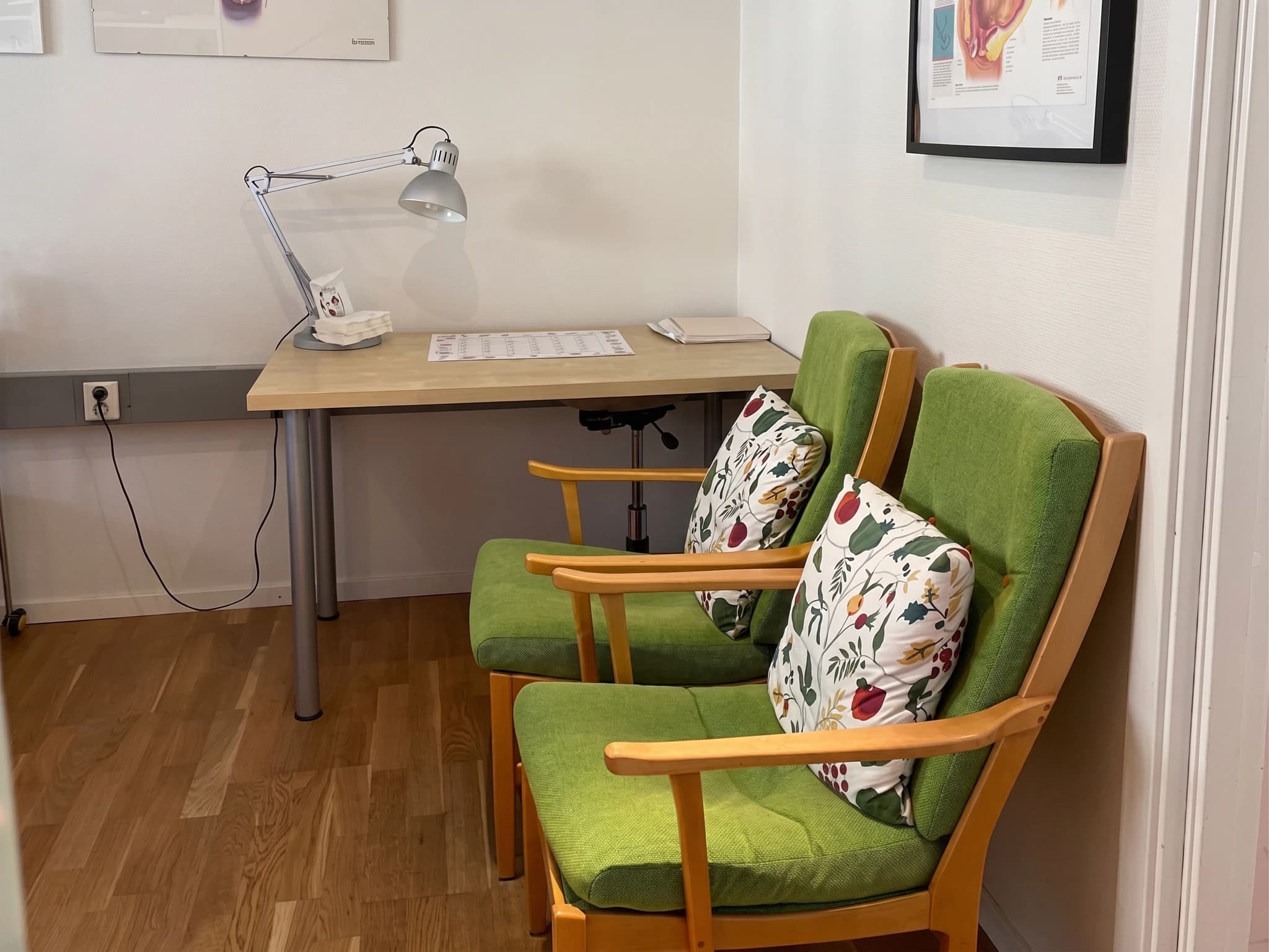 Väntrummet hos FertilitetPlus