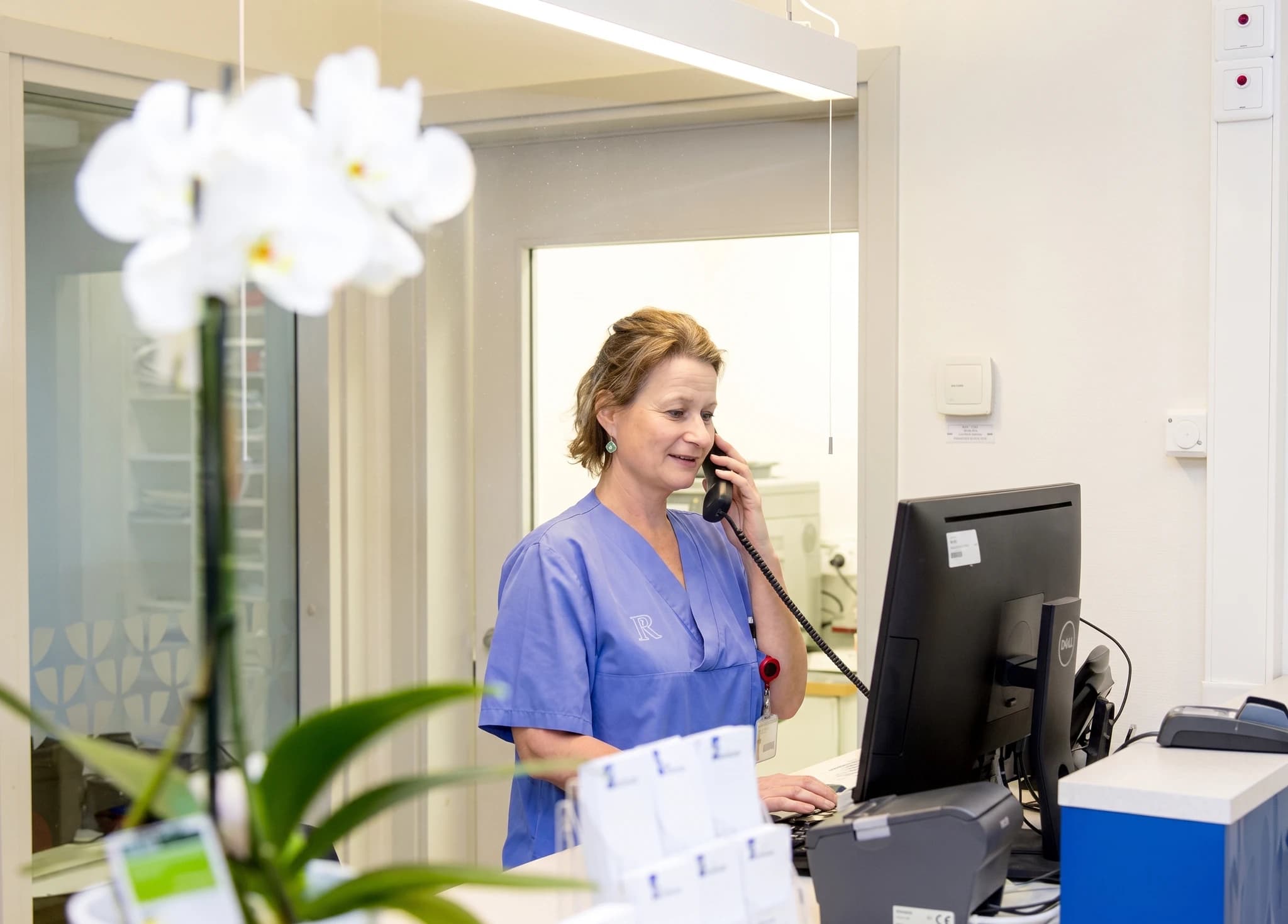 Receptionen hos Folktandvården Gubbängen, Farsta