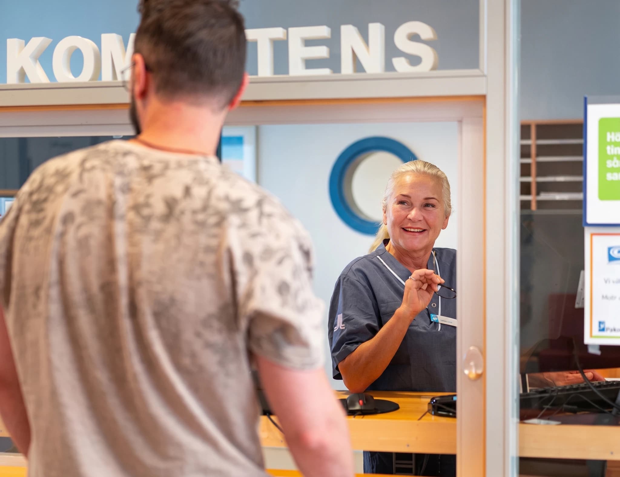 Receptionen hos Folktandvården Hallunda, Botkyrka
